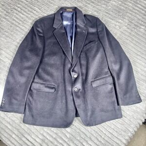 J.G. Hook Vintage‎ Cashmere Single Breasted Center Vent Men's Blazer Jacket